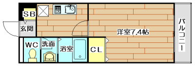 ブラオ高槻　間取り