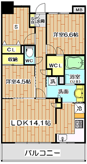 参考間取り