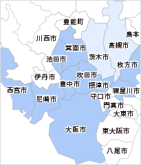 阪神エリア地図